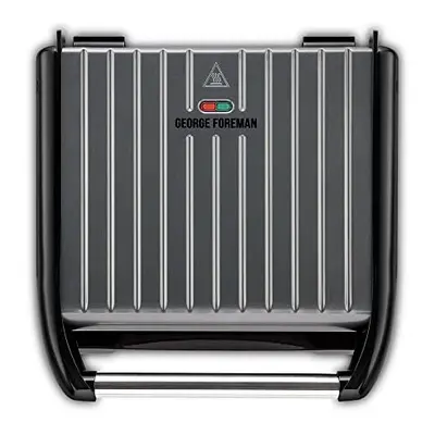 George Foreman Large Grey Steel Grill