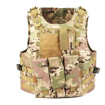 Military Tactical Vest Molle Combat Assault Plate Carrier Tactical Vest CS Outdoor Clothing Hunt