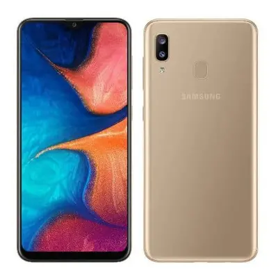 (Gold) Samsung Galaxy A20 32GB Mobile Smart Phone Dual Sim + MicroSD Unlocked Black