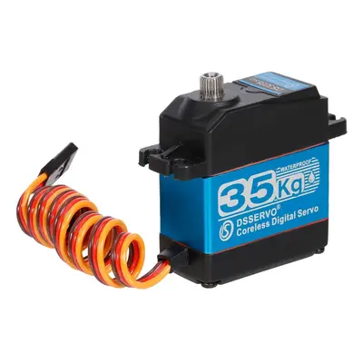 35KG Servo IP66 Waterproof High Torque Digital Servo for 1/10 1/8 RC Car RC Crawler Robot RC Boa