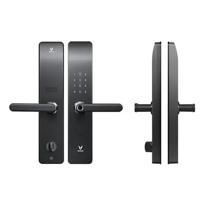 (Right) Smart Interconnection Door Lock Fingerprint Password Card app Remotely Identification Se