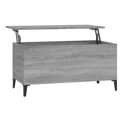 (grey sonoma, x 44.5 x cm) vidaXL Coffee Table Engineered Wood Side Table Multi Colours 60/90x44