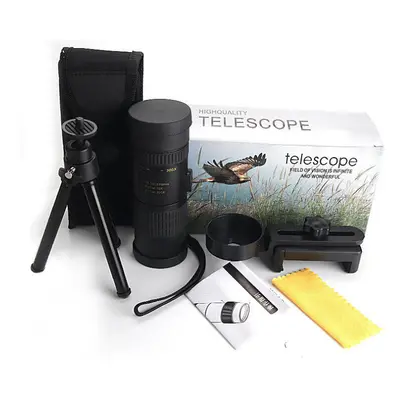 (B.Telescope Set) Zoom Telescope Metal Professional HD Monocular Retractable Telescopic for Outd