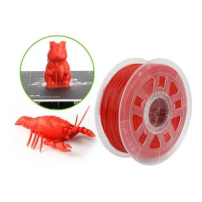 (Red) PLA Filament For 3D Printer, White/Black/Yellow/Blue/Red 1.75mm