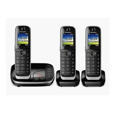 Panasonic KX-TGJ423EB Cordless Phone - Triple Handsets