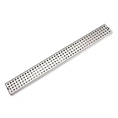 Stainless Steel Tile Insert Linear Shower Grate Bathroom Floor Drain Channel