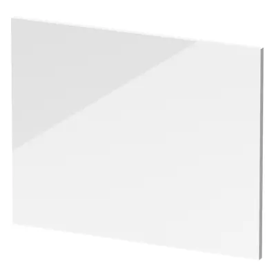 700mm Shape Shower Bath MDF End Panel - Gloss White