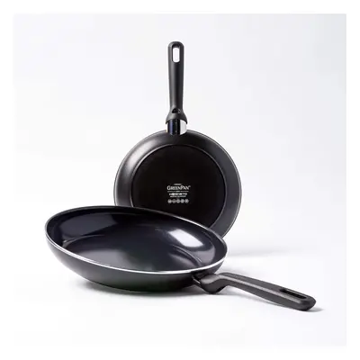 GreenPan CC001663-001 Memphis Pan Set, Black