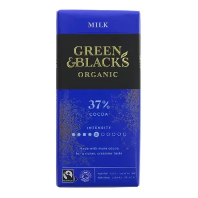 Green & Blacks Milk Chocolate -90g ( pack of )