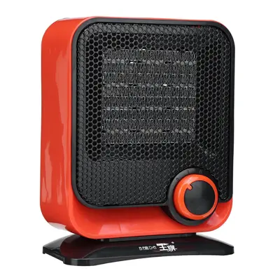 (Orange) 220V 1500W Electric Fan Heater Low-noise Adjustable Temperature Controller Color to Cho