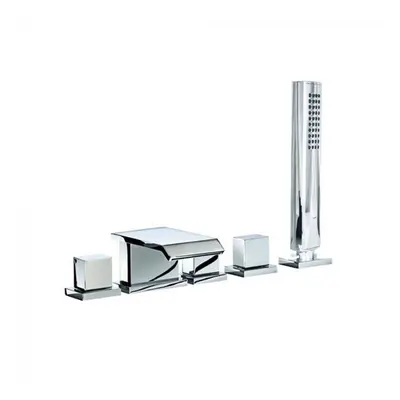 Devon Waterfall Bath Shower Mixer Tap Chrome