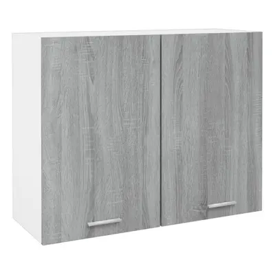 (grey sonoma) vidaXL Kitchen Cabinet Home Storage Shelf Organiser Cupboard Engineered Wood