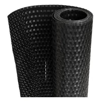 (black, x cm) vidaXL Balcony Screen Privacy Screen Outdoor Garden Fence Screen Poly Rattan