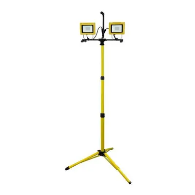 Faithfull Power Plus SMD LED Twin Tripod Site Light 60W x Lumens 240V