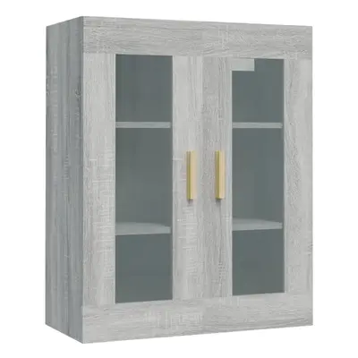 (Grey sonoma) vidaXL Hanging Wall Cabinet Storage Cabinet Wall Cupboard Floating Cabinet