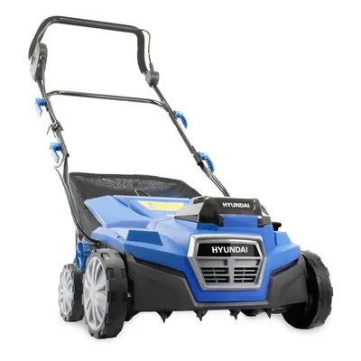 Hyundai x 20V (40V) Cordless Lawn Scarifier, Aerator & Dethatcher Rake 380mm 4Ah Li-Ion Batterie