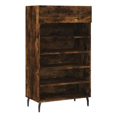 (smoked oak) vidaXL Shoe Cabinet Shoe Cupboard Shoe Storage Rack Sonoma Oak Engineered Wood