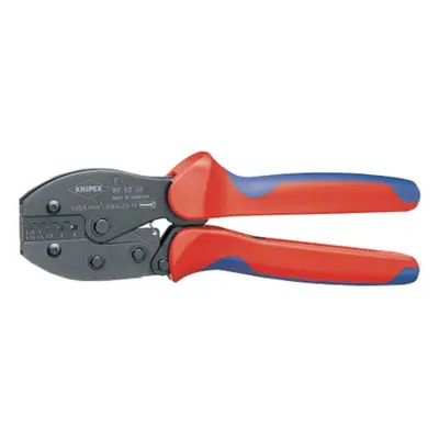 Knipex 52 38SB Preciforce Crimping Pliers, 0.25 - 6.0mm, 220mm