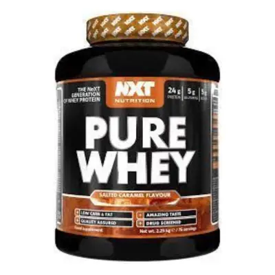 NXT Nutrition Pure Whey Powder - Low Fat - Muscle Building - 2.25KG