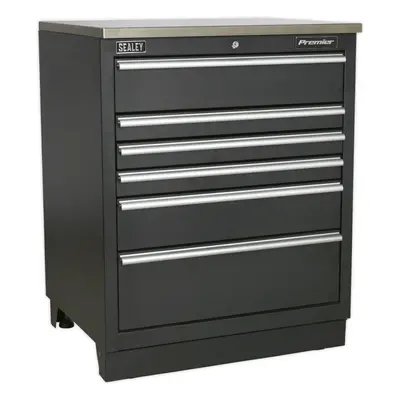 775mm Heavy Duty Modular Floor Cabinet - Locking Drawers - Steel Construction