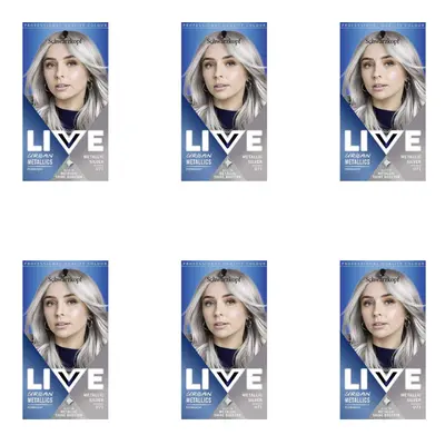 Schwarzkopf LIVE URBAN METALLICS U71 Metallic Silver (Pack of 6)