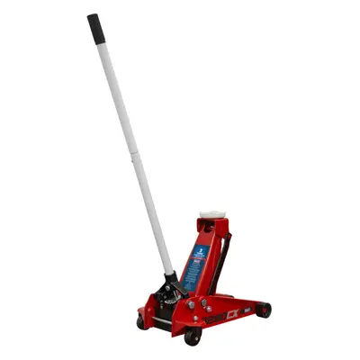 Compact Hydraulic Trolley Jack - Tonne Capacity - 465mm Max Height - Red