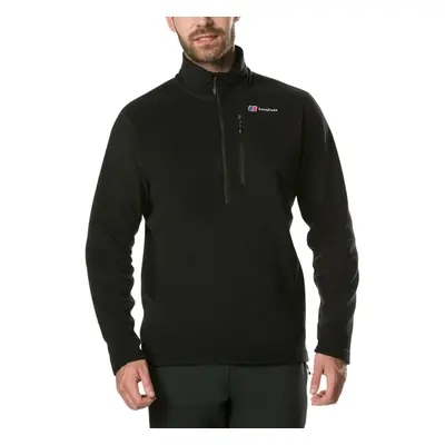 (M, Black) Berghaus Mens Prism Micro Polartec Half Zip Warm Fleece Durable Sweater