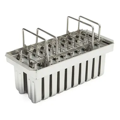 20Pcs Stainless Steel Molds Frozen Ice Cream Pop Popsicle Holder Maker +Sticks Mould