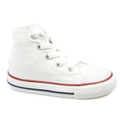 (UK Infant) Converse Toddler White All Star Hi Trainers