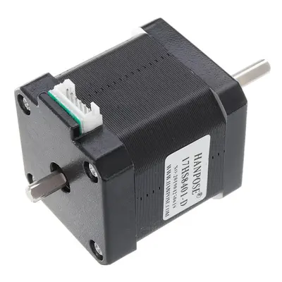 Double Shaft 48mm Nema Stepper Motor Motor 42BYGH 1.8A 52N.cm 4-lead for CNC Laser 3D Printer