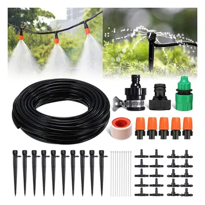 Products 45Pcs 50ft/15m Drip Irrigation Kit Garden Irrigation System with Distribution Tubing Ho