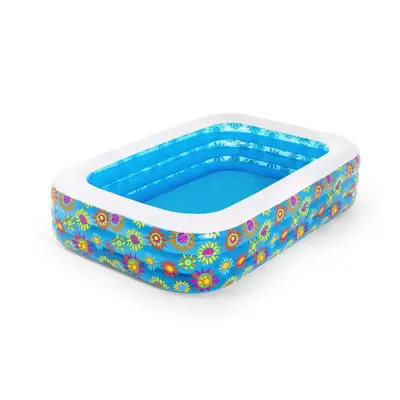 Bestway Inflatable Kids Pool Above Ground Swimming Pool Paddling Pool Blue