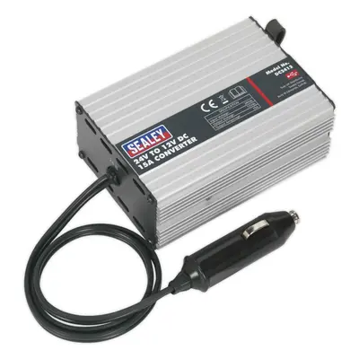 24V to 12V DC 15A Converter - Suitable for Commercial Vehicles - 5V USB Outlet