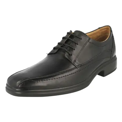 (UK 8.5, Black) Mens Clarks Formal Lace Up Shoes Glevo Over - G Fit