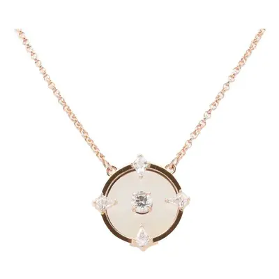 Swarovski North Collection Rose Gold Crystal Glass Necklace