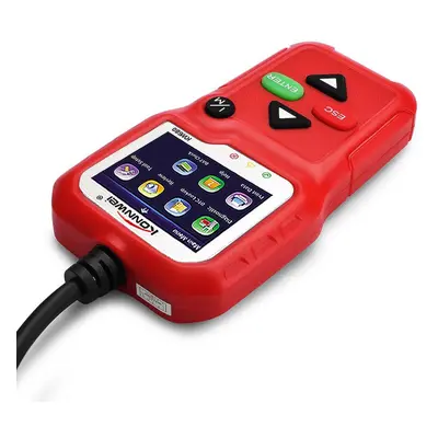 (Red) OBDII CAN Diagnostic Tool Car Code Reader for Cars