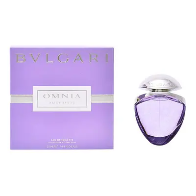 Women's Perfume Omnia Amethyste Bvlgari EDT satin pouch