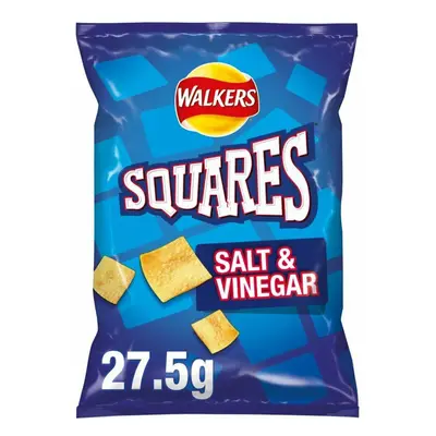 Walkers Squares Salt and vinegar Flavour x 27.5g