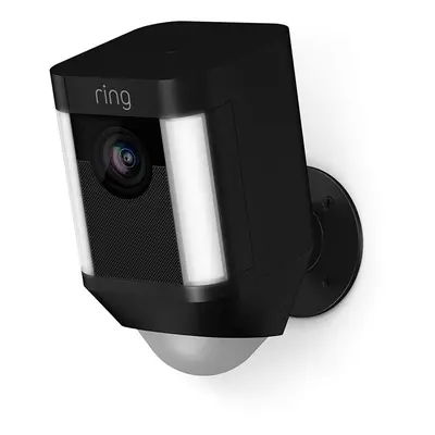 Ring Spotlight Cam Battery | HD Security Camera with LED Spotlight, Alarm, Two-Way Talk, Battery