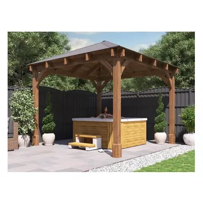 Leviathan Timber Gazebo W3.2m x D3.2m Wooden - Dunster House