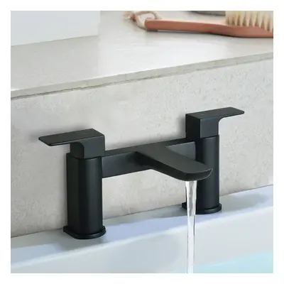 Keninton Bathroom Bath Filler Black Matt Tap