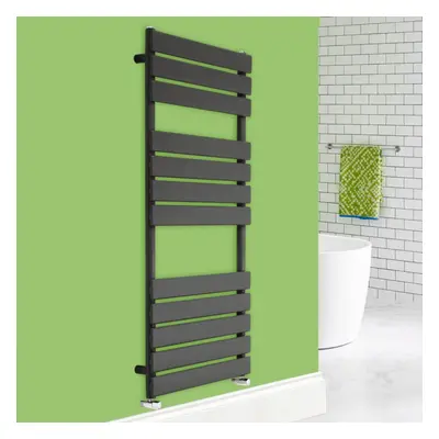 Nes Home X mm Matte Black Flat Panel Towel Radiator