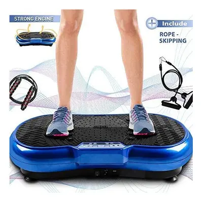 bigzzia Vibration Platform with Rope Skipping, Whole Body Workout Vibration Fitness Platform Mas