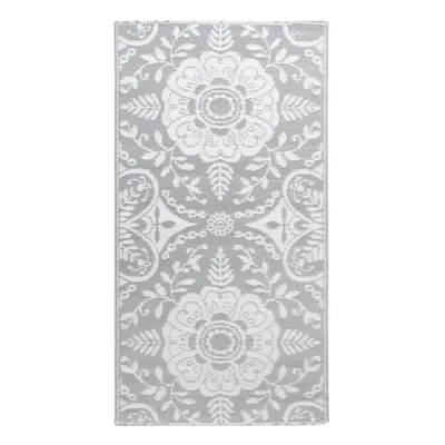 vidaXL Outdoor Carpet ARAKIL Light Grey 160x230 cm PP Rug Outdoor Blanket