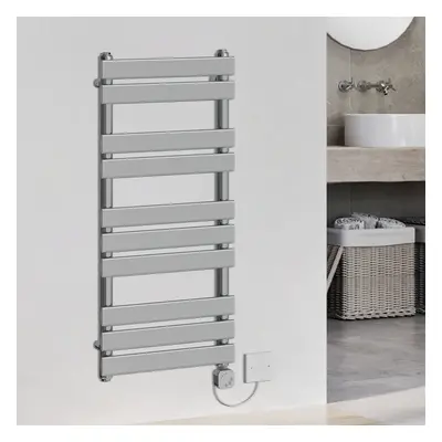 (1000x450mm, Chrome) WarmeHaus Thermostatic Heated Towel Rail Prefilled Electric Heated Towel Ra