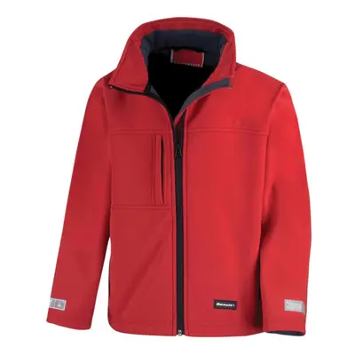 (11-12 Years, Red) Result Childrens/Kids Classic Soft Shell Jacket