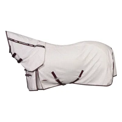 (6' 5", White/Maroon) Weatherbeeta Hybrid Seasons Combo Neck Horse Fly Rug