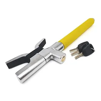 Warrior WA839Y Steering Wheel Lock, High Security Car lock keys, Universal Anti-Theft Bar for Ca