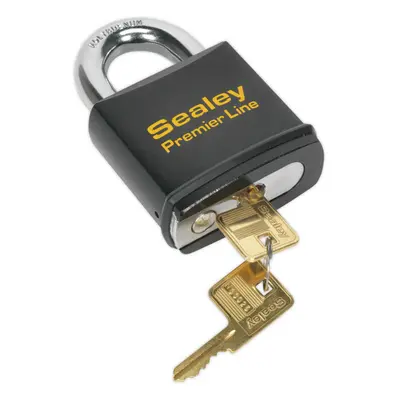 70mm Anti-Drill Padlock 14mm Hardened Steel Shackle Key Weatherproof Security