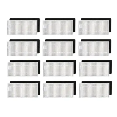 12pcs HEPA Filter Replacements for Ecovacs Deebot N79S N79 Vacuum Cleaner Parts Accessories